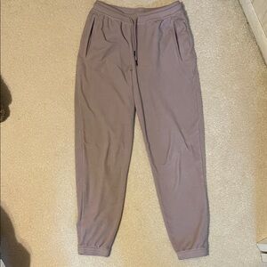 Patagonia women’s light pink fuzzy Jogger Pants